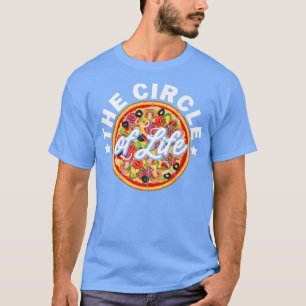 Der Zirkel des Lebens Pizza Lover, die Pizza Itali T-Shirt