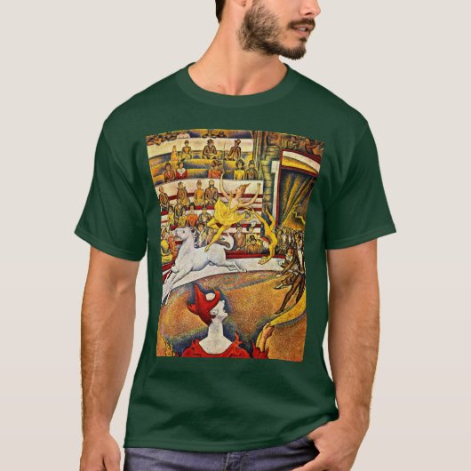 Der Zirkus durch Seurat Georges T-Shirt (Vorderseite)