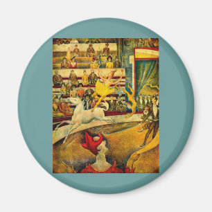 Der Zirkus Georges Seurats (1891) Magnet