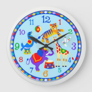 Der Zirkus Große Wanduhr