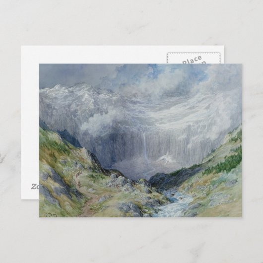 Der Zirkus in Gavarnie, 1882 Postkarte (Vorne/Hinten)