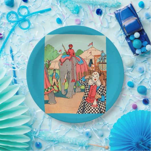 Der Zirkus kommt in die Stadt Pappteller (Party)