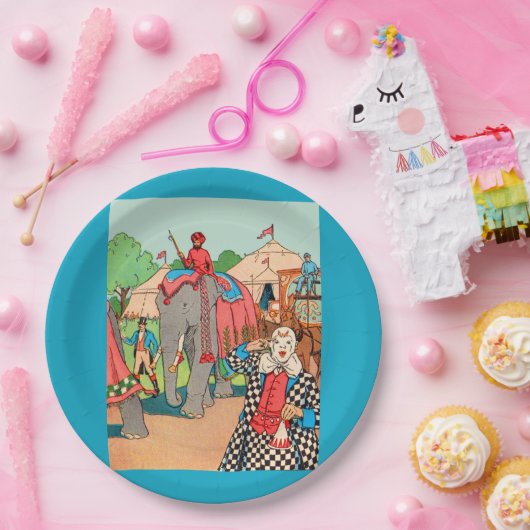 Der Zirkus kommt in die Stadt Pappteller (Party)