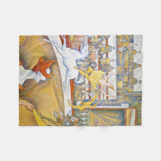 Der Zirkus, Seurat Fleecedecke (Vorderseite (Horizontal))