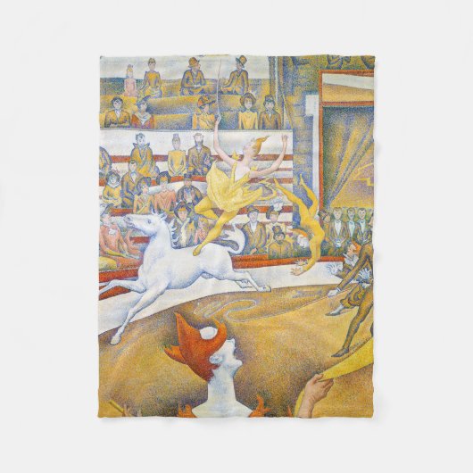 Der Zirkus, Seurat Fleecedecke (Vorderseite)