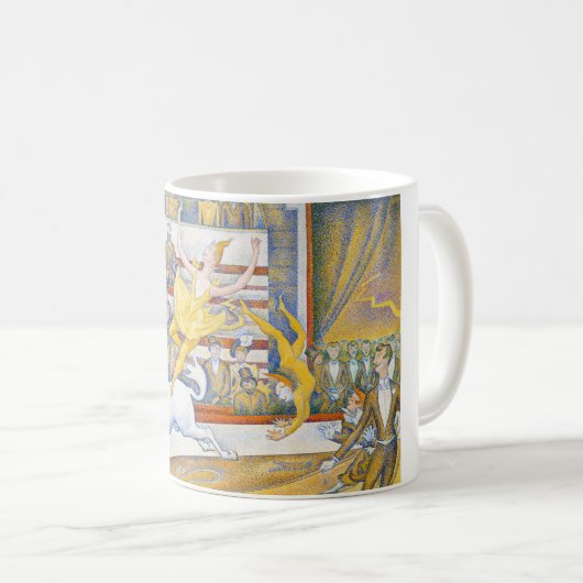 Der Zirkus, Seurat Kaffeetasse (VorderseiteRechts)
