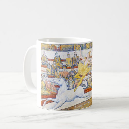 Der Zirkus, Seurat Kaffeetasse (Vorderseite Links)