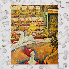 Der Zirkus von Georges Seurat, Vintage Kunst Puzzle