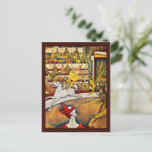 Der Zirkus von Seurat Georges Postkarte (Stehend Vorderseite)