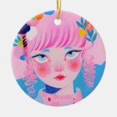 Der Zirkusclown Keramik Ornament (Vorne)