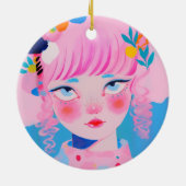 Der Zirkusclown Keramik Ornament (Hinten)