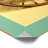 Der Zirkusprozess ~ Vintager Zirkus Poster (Ecke)