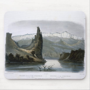 Der Zitadellen-Felsen auf dem oberen Missouri, Mousepad