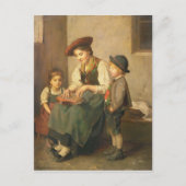 Der Zither Player Postkarte (Vorderseite)