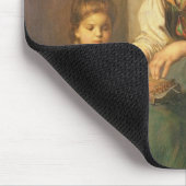 Der zither-Spieler Mousepad (Ecke)