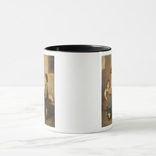 Der zither-Spieler Tasse (Zentrum)