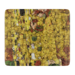 Der Zitronenkuss-Gemüse-Decoupage-Spoof-Kunst Schneidebrett