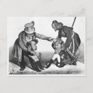 Der Zivile Krieg in Portugal Postkarte