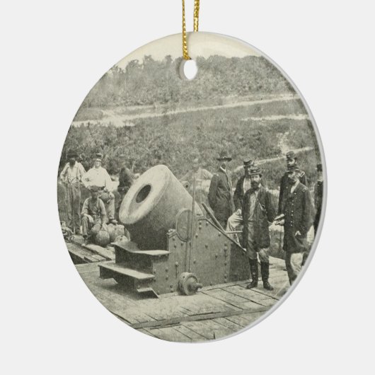 Der zivile Kriegs-Diktator Siege Mortar in Keramikornament (Links)