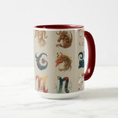 Der Zodiac-Becher Tasse (VorderseiteRechts)