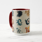Der Zodiac-Becher Tasse (Vorderseite Links)