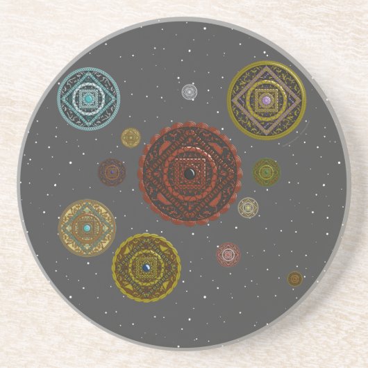 Der Zodiac-Untersetzer Getränkeuntersetzer (Vorne)