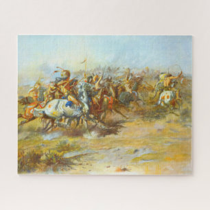Der Zoll Kampf Charles Marion Russell 1903 Puzzle