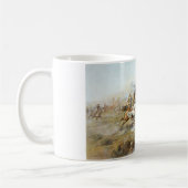 Der Zoll kämpft gegen Charles Marion Russell Kaffeetasse (Links)