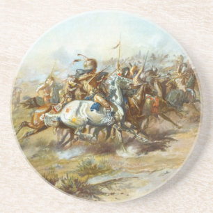 Der Zollkampf von Charles Marion Russell Untersetzer