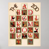 Der Zoo Alphabet Poster (Vorne)
