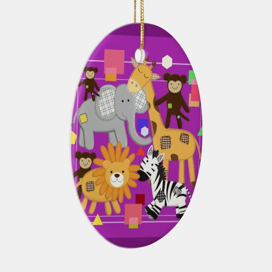 Der Zoo Keramik Ornament (Rechts)