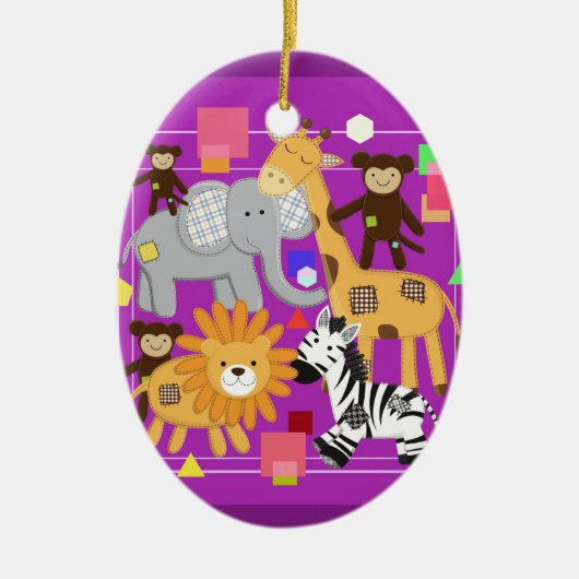 Der Zoo Keramik Ornament (Vorne)