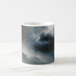Der Zorn der Meere (von Ivan Aivazovsky) Kaffeetasse