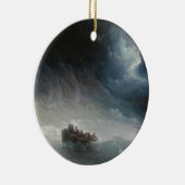 Der Zorn der Meere (von Ivan Aivazovsky) Keramik Ornament (Rechts)