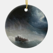 Der Zorn der Meere (von Ivan Aivazovsky) Keramik Ornament (Vorne)