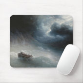 Der Zorn der Meere (von Ivan Aivazovsky) Mousepad (Mit Mouse)