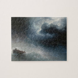 Der Zorn der Meere (von Ivan Aivazovsky) Puzzle
