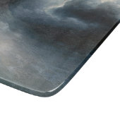 Der Zorn der Meere (von Ivan Aivazovsky) Schneidebrett (Ecke)