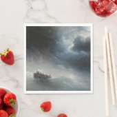 Der Zorn der Meere (von Ivan Aivazovsky) Serviette (Beispiel)