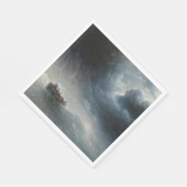 Der Zorn der Meere (von Ivan Aivazovsky) Serviette (Ecke)