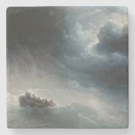 Der Zorn der Meere (von Ivan Aivazovsky) Steinuntersetzer
