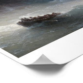 Der Zorn des Meeres Ivan Aivazowski Jahreszeit Poster (Ecke)