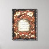 Der Zorn Leinwanddruck (Vorderseite)