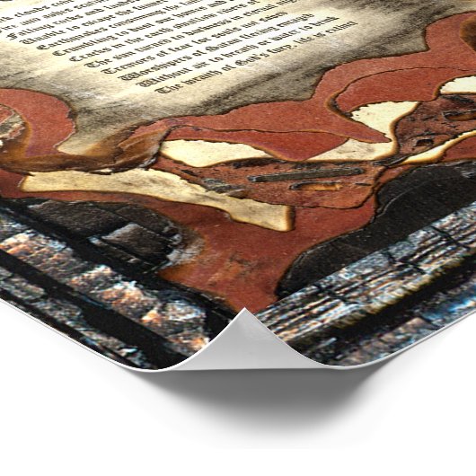 Der Zorn Poster (Ecke)