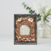 Der Zorn Postkarte (Stehend Vorderseite)