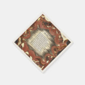 Der Zorn Serviette (Ecke)