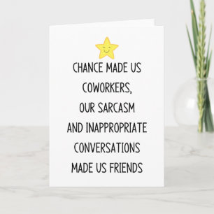 Der Zufall machte uns zu Kollegen Karte