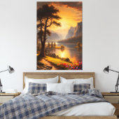 Der Zufluchtsort der Ruhe Leinwanddruck (Insitu (Schlafzimmer))