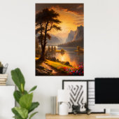 Der Zufluchtsort der Ruhe Poster (Heimbüro)