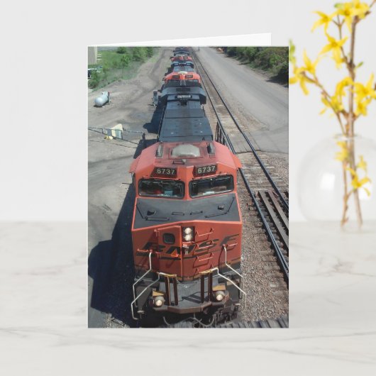 "Der Zug 6737" - Gut Karte #2 (Gelbe Blume)